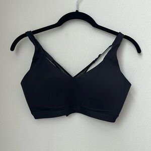 Lululemon Black Adjustable Straps Sports Bra